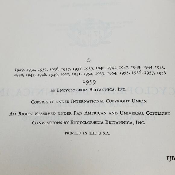 1959 Edition Encyclopedia Britannica Vtg HC Volume 4 BRAIN to CASTIN Educational - Picture 6 of 11